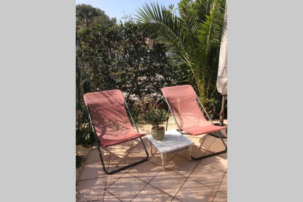 La Petite Pinede Studio Climatise Proche Plage Санари-сюр-Мер Экстерьер фото
